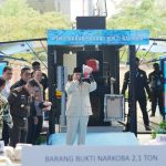 Presiden Prabowo Pimpin Langsung Pemusnahan 214, 84 Ton Narkoba