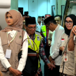 Menteri Haji dan Umrah Lepas 356 Jemaah Calon Haji asal Sulawesi Tengah di Embarkasi Balikpapan