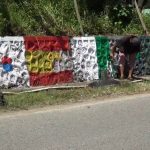 Sambut Piala Dunia 2026, Warga RT 42 Baru Ulu Hiasi Tembok dengan Lukisan Bendera Negara Peserta