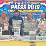 Polda Kaltim dan Jajaran Sikat 300 Kasus Narkoba, Uang Cash Rp1 Miliar, SHM Lahan Sawit dan Kendaraan Ikut Disita